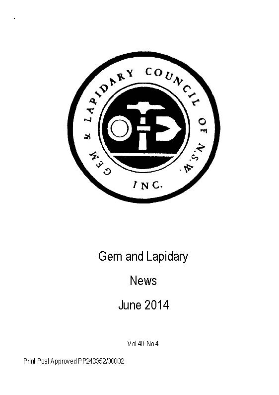 Cover Gem Lapidary News 2014 06